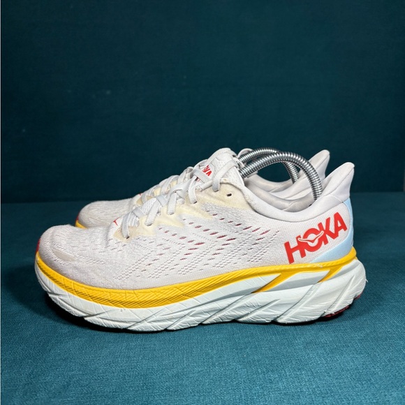 Hoka Other - Hoka One Clifton 8 Multicolor shoes men’s size 9